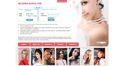 Desktop Screenshot of mujeres-rusas.com