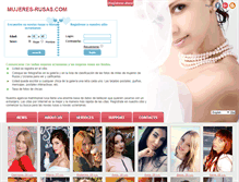 Tablet Screenshot of mujeres-rusas.com